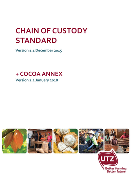 Chain of Custody Standard