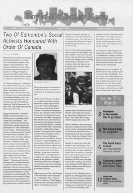 Two of Edmonton's Soc'a Residential Schools Healing and Rec- Planning Council's 2001 Award of Onciliation Issues