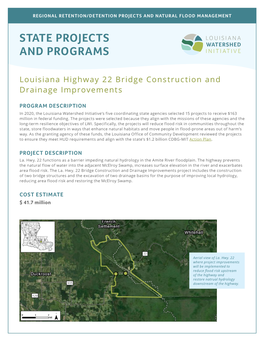 La. Hwy. 22 Bridge Construction and Drainage Improvements