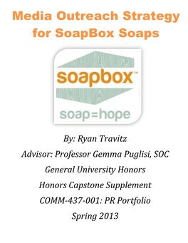 Media Outreach Strategy for Soapbox Soaps