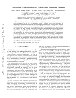 Nonparametric Maximum Entropy Estimation on Information Diagrams