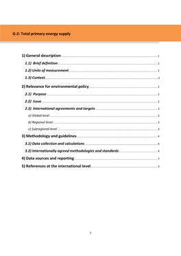 G-2: Total Primary Energy Supply