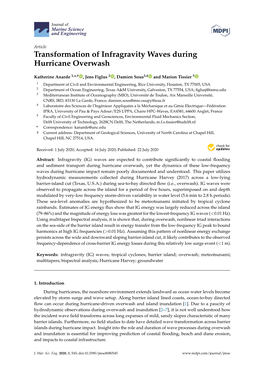 Transformation of Infragravity Waves During Hurricane Overwash