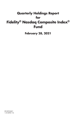 Fidelity® Nasdaq Composite Index® Fund