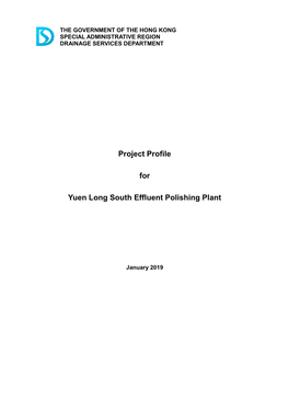 Project Profile for Yuen Long South Effluent Polishing Plant