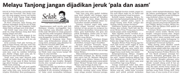 'Pala Dan Asam' 1Malaysia Dalam Perlembagaan