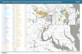 Northern Virginia New Construction & Proposed Multifamily Projects 3Q18