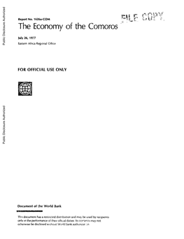 World Bank Document