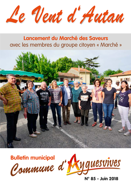 Bulletin Municipal Commune D‘ N° 85 - Juin 2018 Sommaire