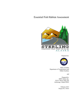 Essential Fish Habitat Assessment