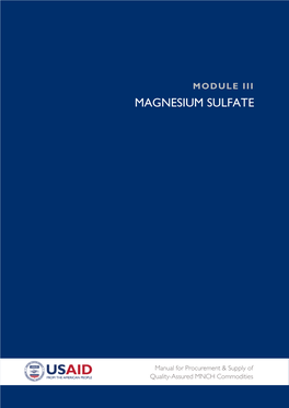 Magnesium Sulfate