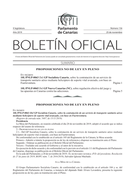 Boletín 156/2019