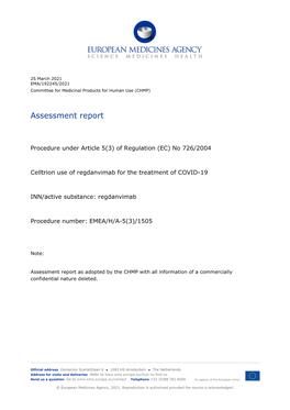 Regdanvimab for the Treatment of COVID-19