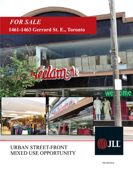 FOR SALE 1461-1463 Gerrard St