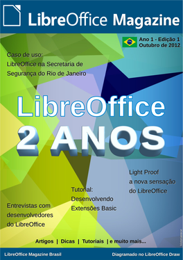 Libreoffice Magazine Brasil Diagramado No Libreoffice Draw EDITORIAL