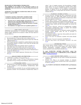 HIGHLIGHTS of PRESCRIBING INFORMATION These Highlights Do Not Include All the Information Needed to Use APTRYXOL Safely and Effe