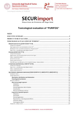 Toxicological Evaluation Purifog.Pdf