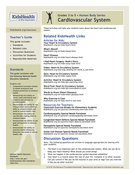 Cardiovascular System