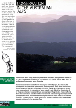 Conservation and the Australian Alps Factsheet