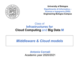 Cloud Computing and Big Data M