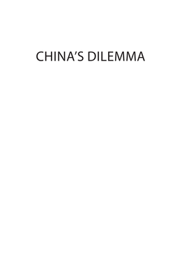 China's Dilemma