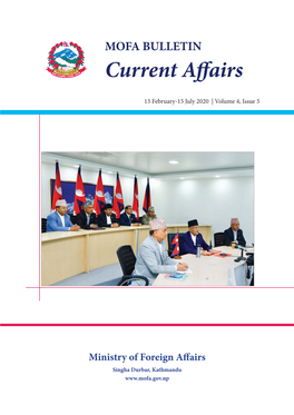 MOFA BULLETIN Current Affairs