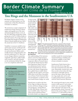 Border Climate Summary