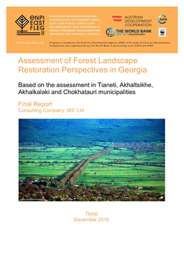 Assessment of Forest Landscape Restoration Perspectives in Georgia