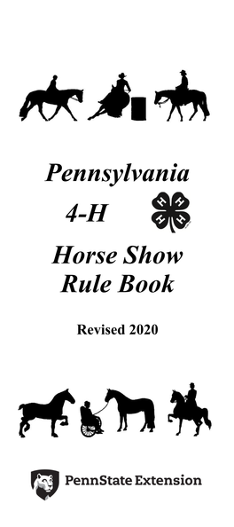 Pennsylvania 4-H Horse Show Rule Book