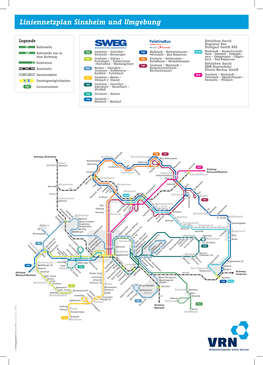Liniennetzplan Sinsheim Und Umgebung