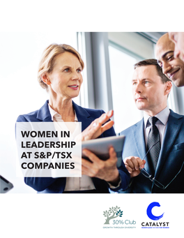 Women in Leadership at S&P/Tsx Companies