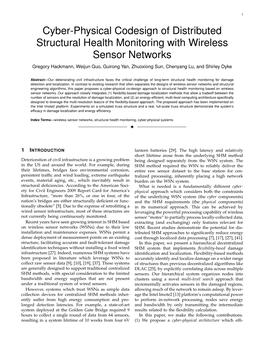 Cyber-Physical Codesign of Distributed Structural Health