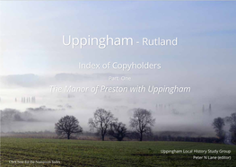 Uppingham - Rutland