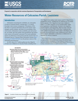 Water Resources of Calcasieu Parish, Louisiana