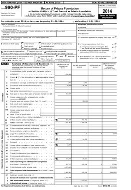 2014 0- Do Not Enter Social Security Numbers on This Form As It May Be Made Public