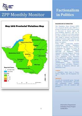 ZPP Monthly Monitor in Politics