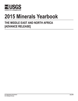 The Mineral Industries of the Middle East and North Africa in 2015