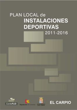 Plan Local De Instalaciones Deportivas 2011-2016 Equipo Redactor 2