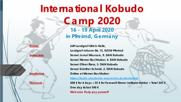 OKINAWA KARATE Meisters Seminar Sonntag, 15. September 2019 In