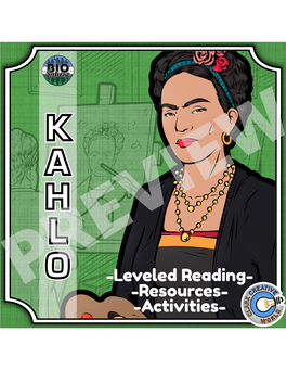 Leveled Reading- -Resources- -Activities