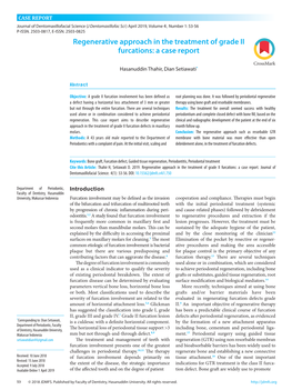 Regenerative Approach in the Treatment of Grade II Furcations: a Case Report