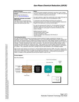 Gas-Phase Chemical Reduction (GPCR)