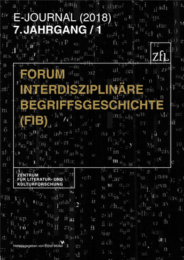 Forum Interdisziplinäre Begriffs Geschichte (Fib)