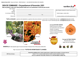 Chrysanthemum & Perennials | 2021