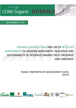 Dynamic Sod Mulching and Use of Recycled Amendments to Increase Biodiversity, Resilience and Sustainability of Intensive Organic Fruit Orchards and Vineyards