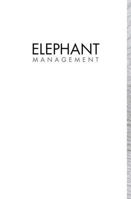 ELEPHANT MANAGEMENT Contributing Authors