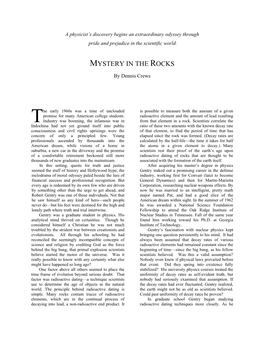 Mystery in the Rocks-Printout