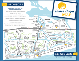 Dunes Buggy Map.Indd 1 Plaza at Shelter Cove • the Dunesbug- Leamington POA • LEAMINGT LIGHTHOUSE