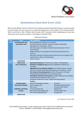 Skanderborg Electrofuel Event 2020