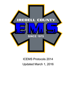 ICEMS Protocols Update March 2016